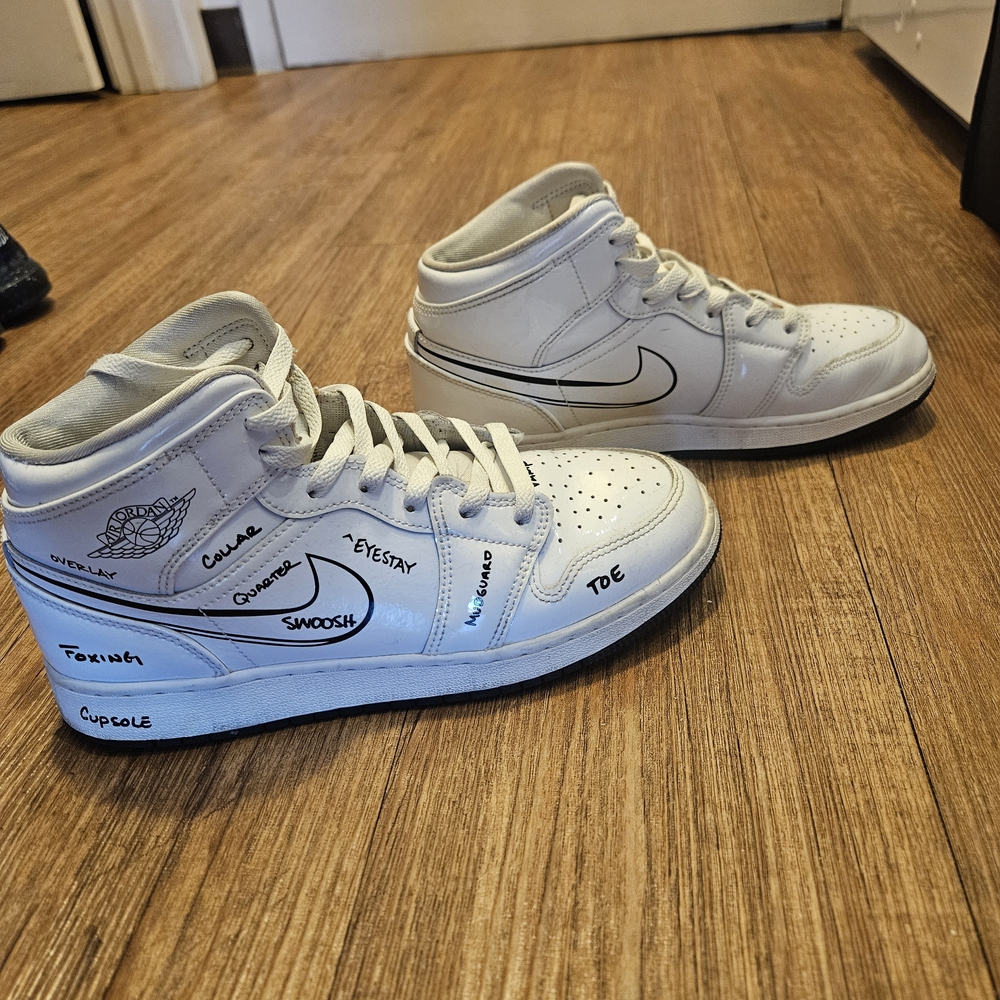 JORDAN 1 MID GS 'SCHEMATIC'